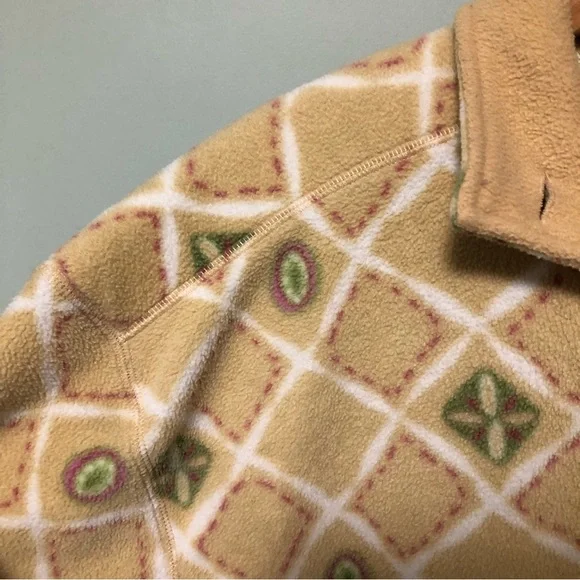 Paco Floral Fleece Zip-Up Sweater Jacket - Picture 4 of 7